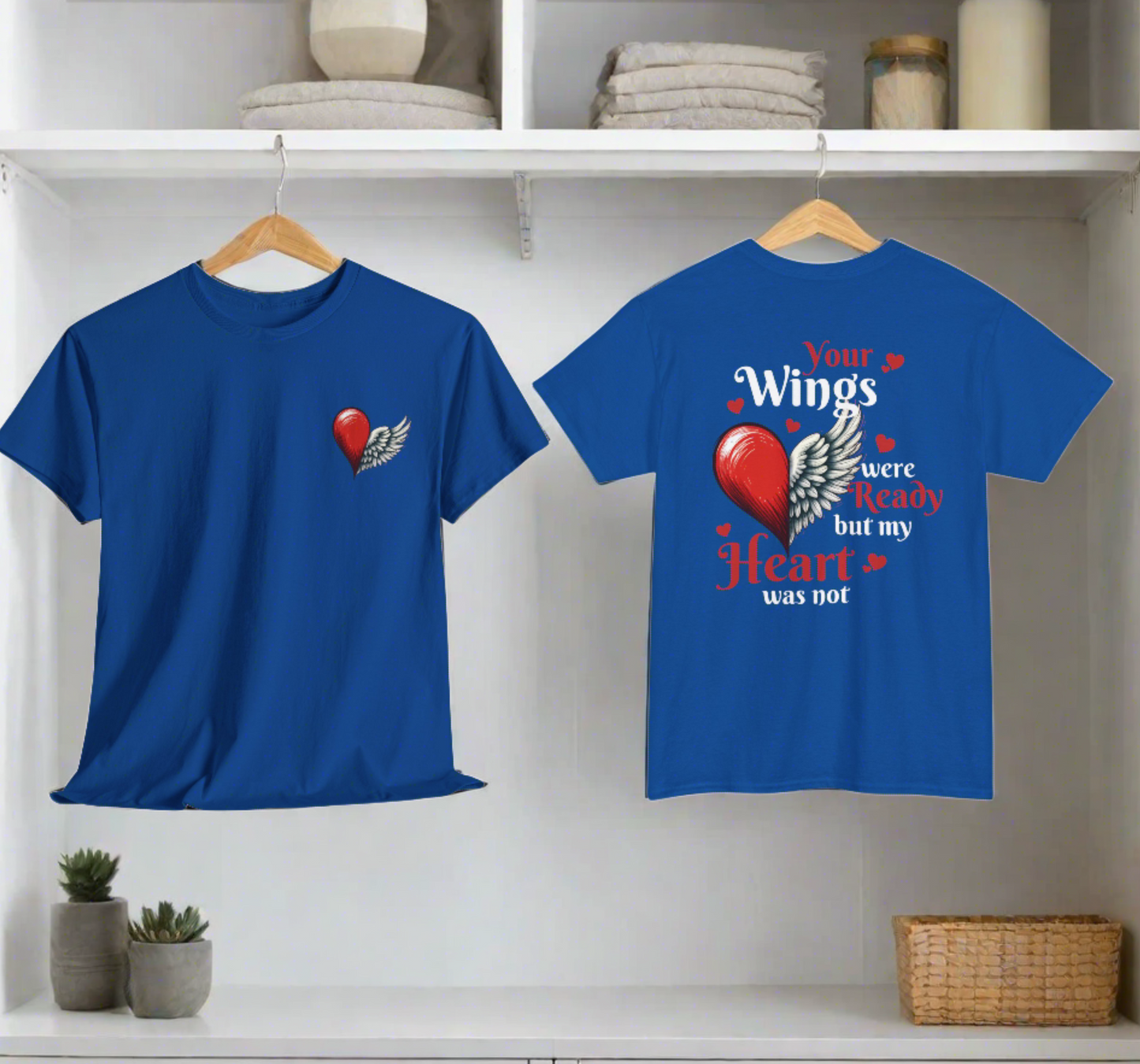 Your Wings Were Ready | Front & Back Printed Tee - Kim’s Signature Beauty & Accessories    