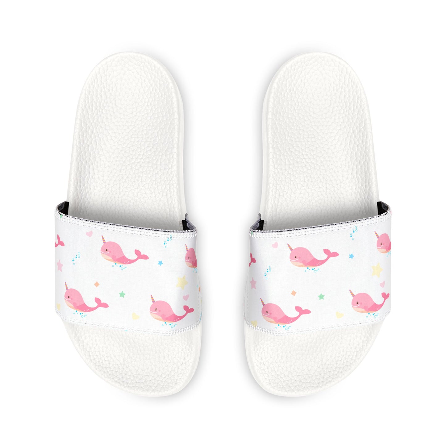 Youth Whale Print Removable-Strap Sandals - Fun Summer Footwear for Kids - Kim’s Signature Beauty & Accessories    