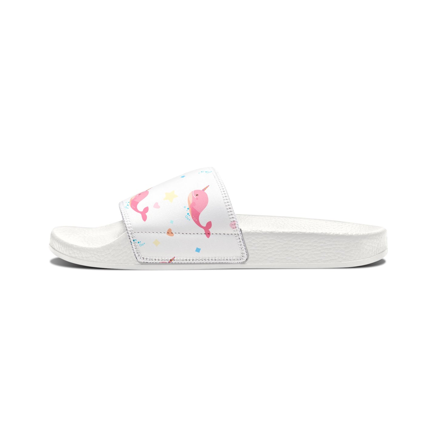 Youth Whale Print Removable-Strap Sandals - Fun Summer Footwear for Kids - Kim’s Signature Beauty & Accessories    