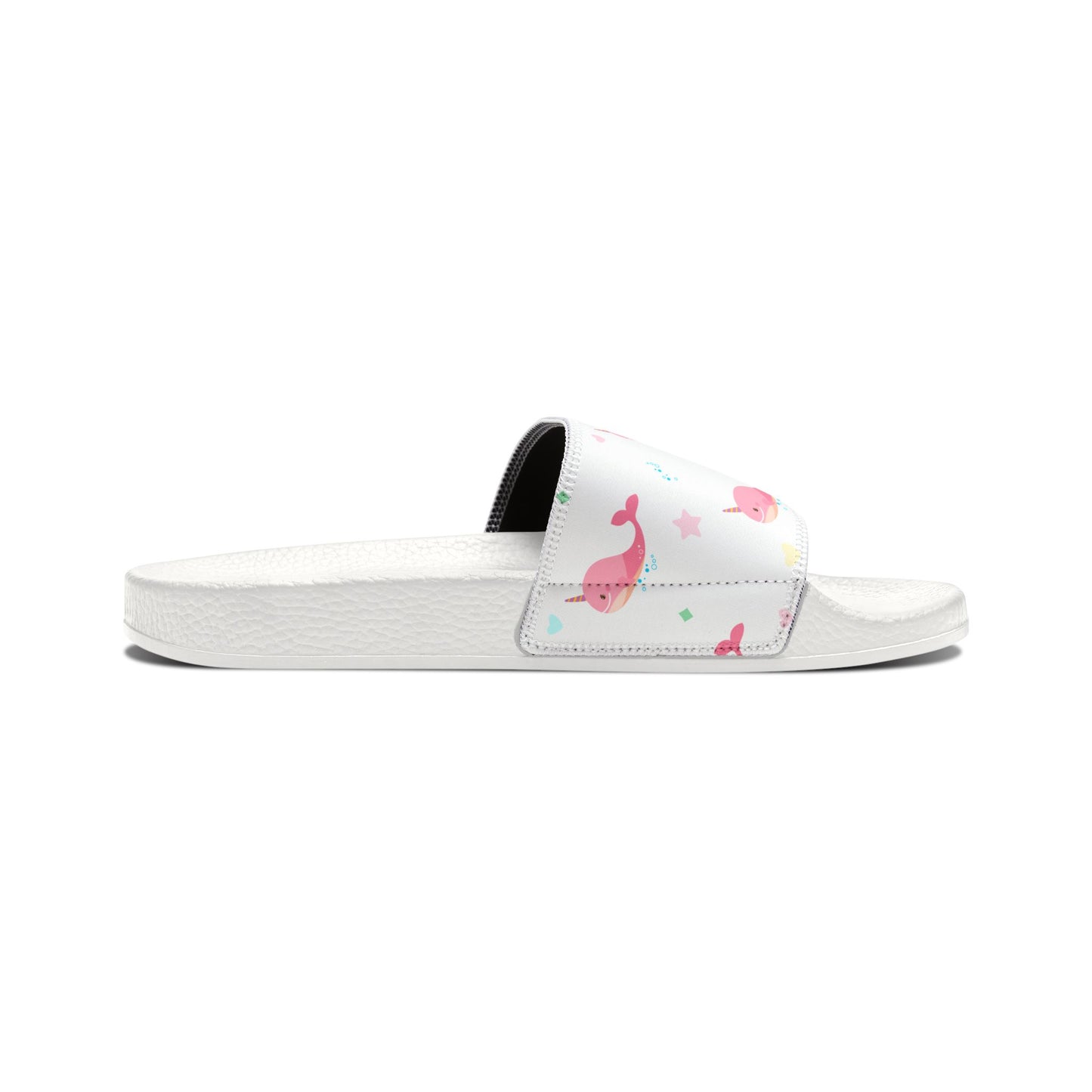 Youth Whale Print Removable-Strap Sandals - Fun Summer Footwear for Kids - Kim’s Signature Beauty & Accessories    