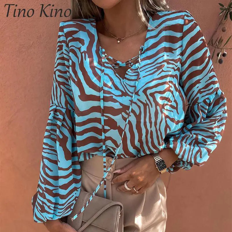 Zebra Women Blouse - Kim’s Signature Beauty & Accessories    