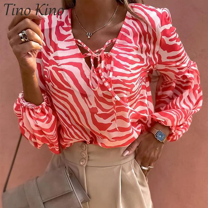 Zebra Women Blouse - Kim’s Signature Beauty & Accessories    