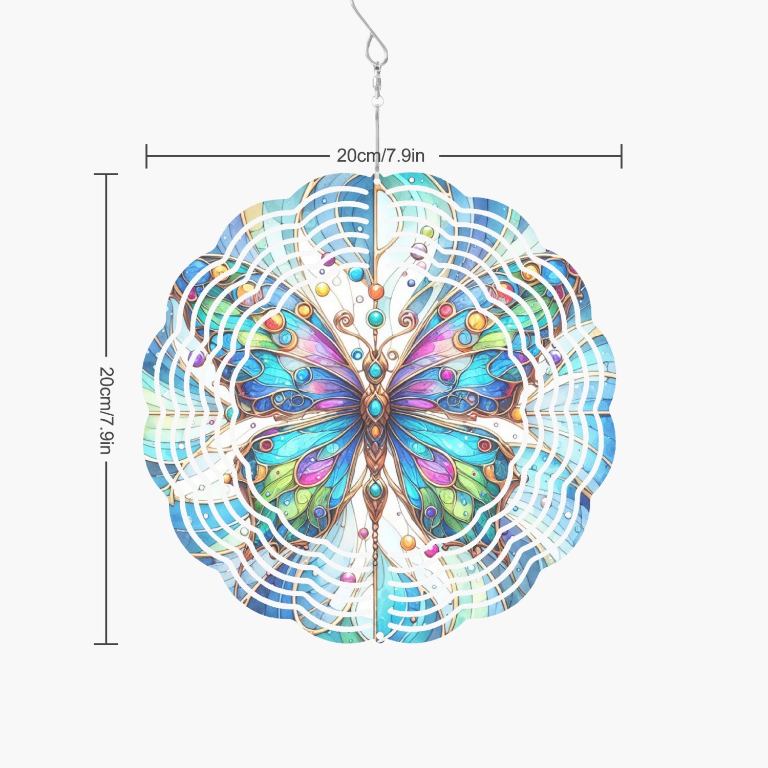 Color of Hope Wind Spinner - Kim’s Signature Beauty & Accessories    (Store description)