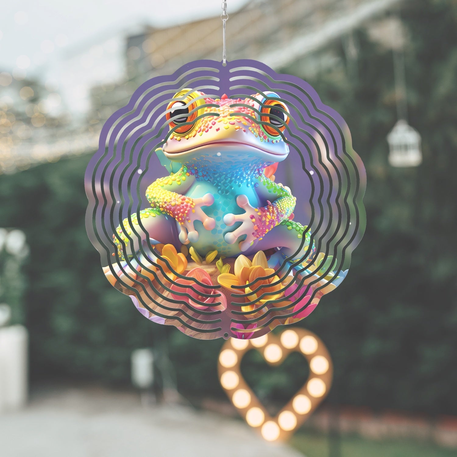 Fancy Frog Wind Spinner - Kim’s Signature Beauty & Accessories    (Store description)