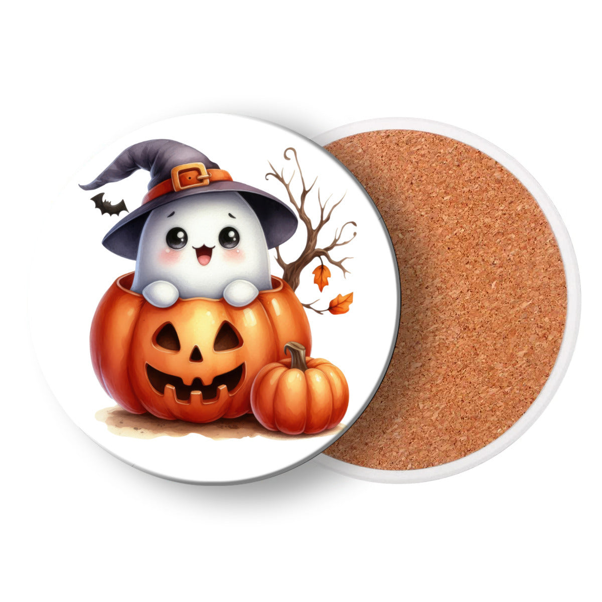 Ghostly Popup Pumpkin Coasters - Kim’s Signature Beauty & Accessories    (Store description)