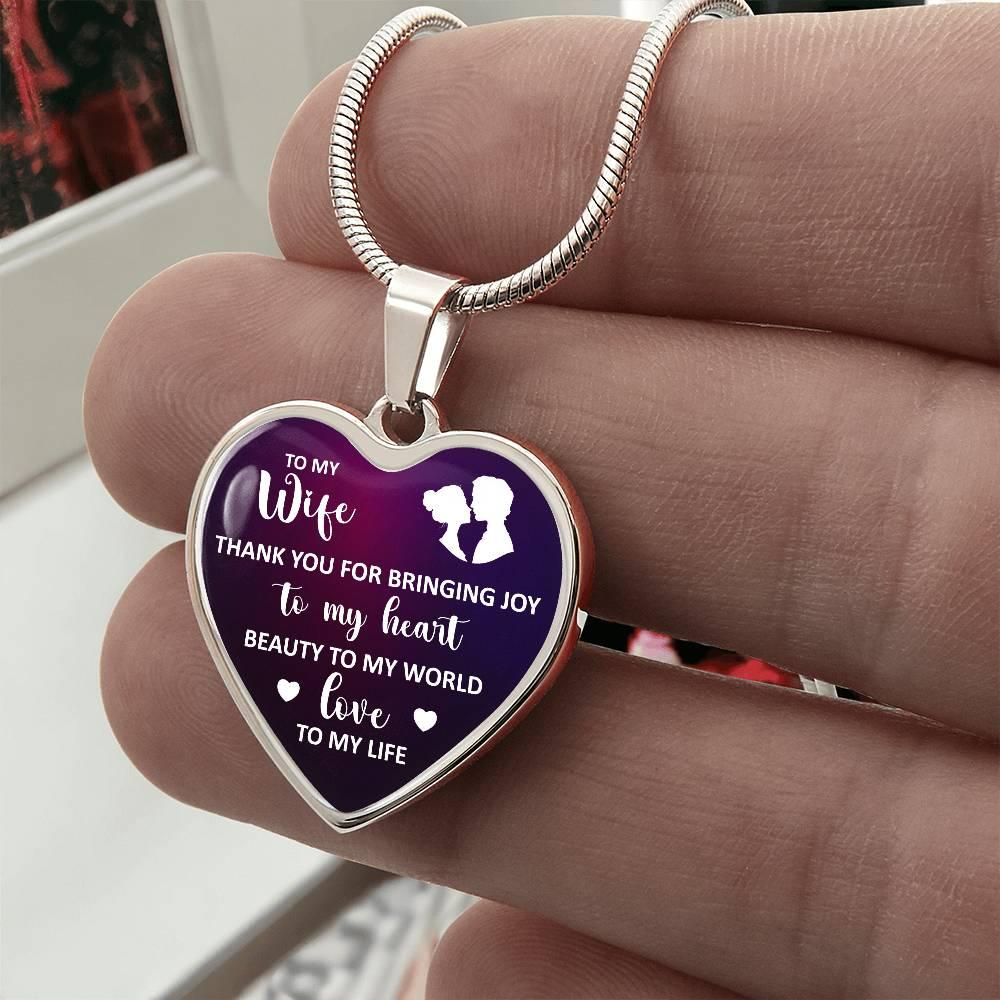 Joy, Beauty, Love Wife Necklace - Kim’s Signature Beauty & Accessories    