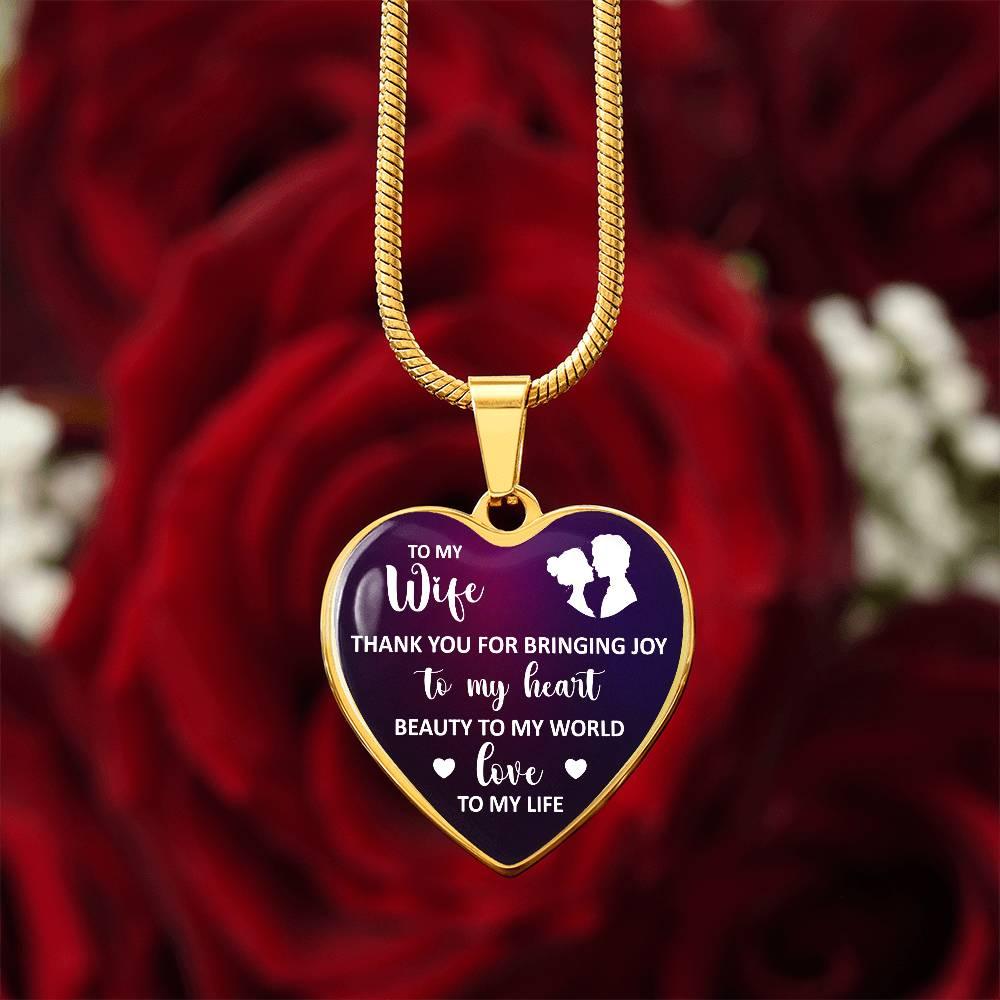 Joy, Beauty, Love Wife Necklace - Kim’s Signature Beauty & Accessories    