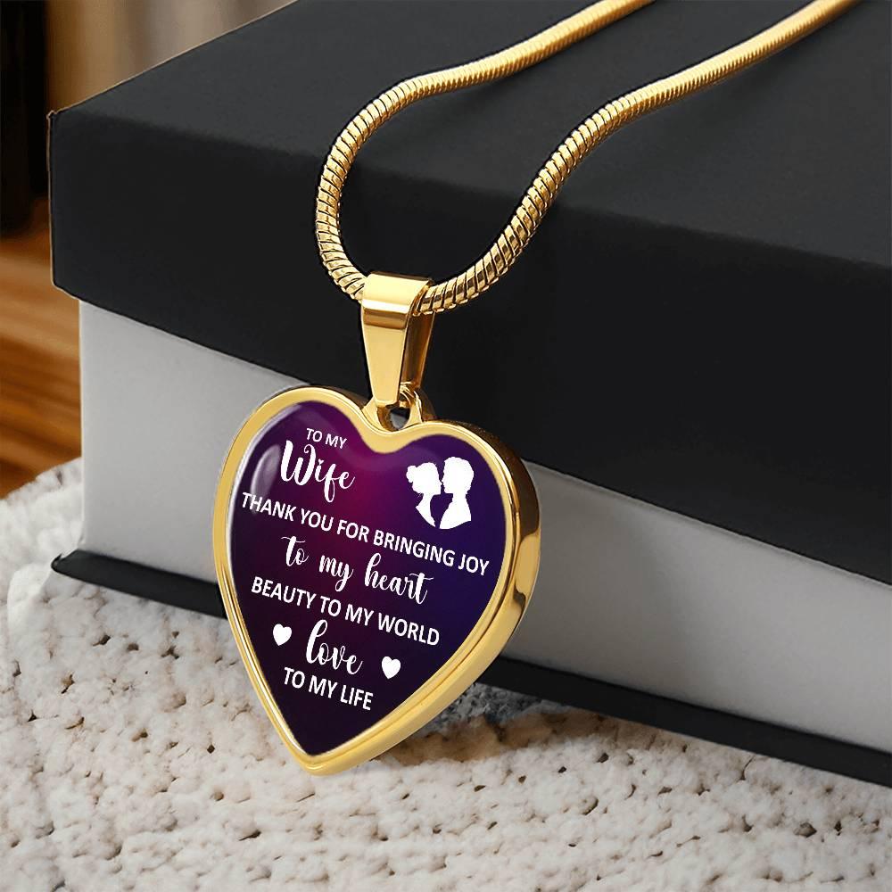 Joy, Beauty, Love Wife Necklace - Kim’s Signature Beauty & Accessories    
