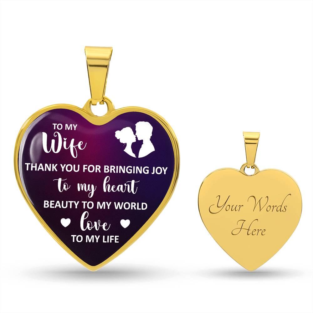 Joy, Beauty, Love Wife Necklace - Kim’s Signature Beauty & Accessories    