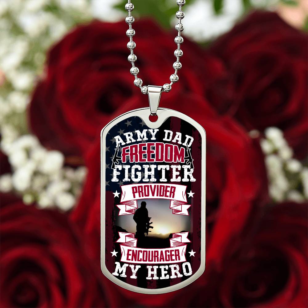Freedom Fighter | Dog Tag - Kim’s Signature Beauty & Accessories    (Store description)
