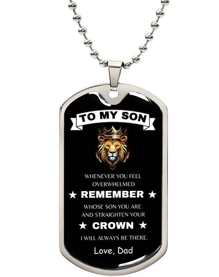 To My Son, When you feel overwhelmed - Kim’s Signature Beauty & Accessories    (Store description)