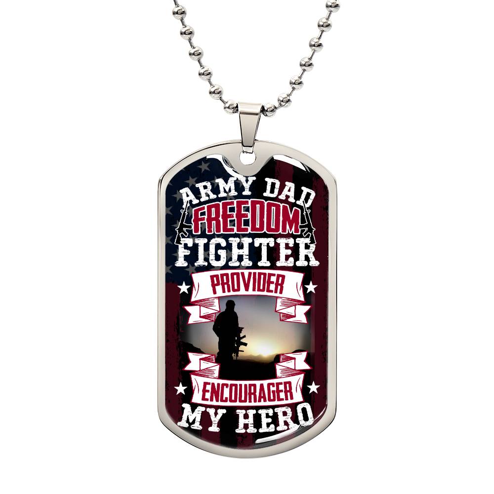 Freedom Fighter | Dog Tag - Kim’s Signature Beauty & Accessories    (Store description)