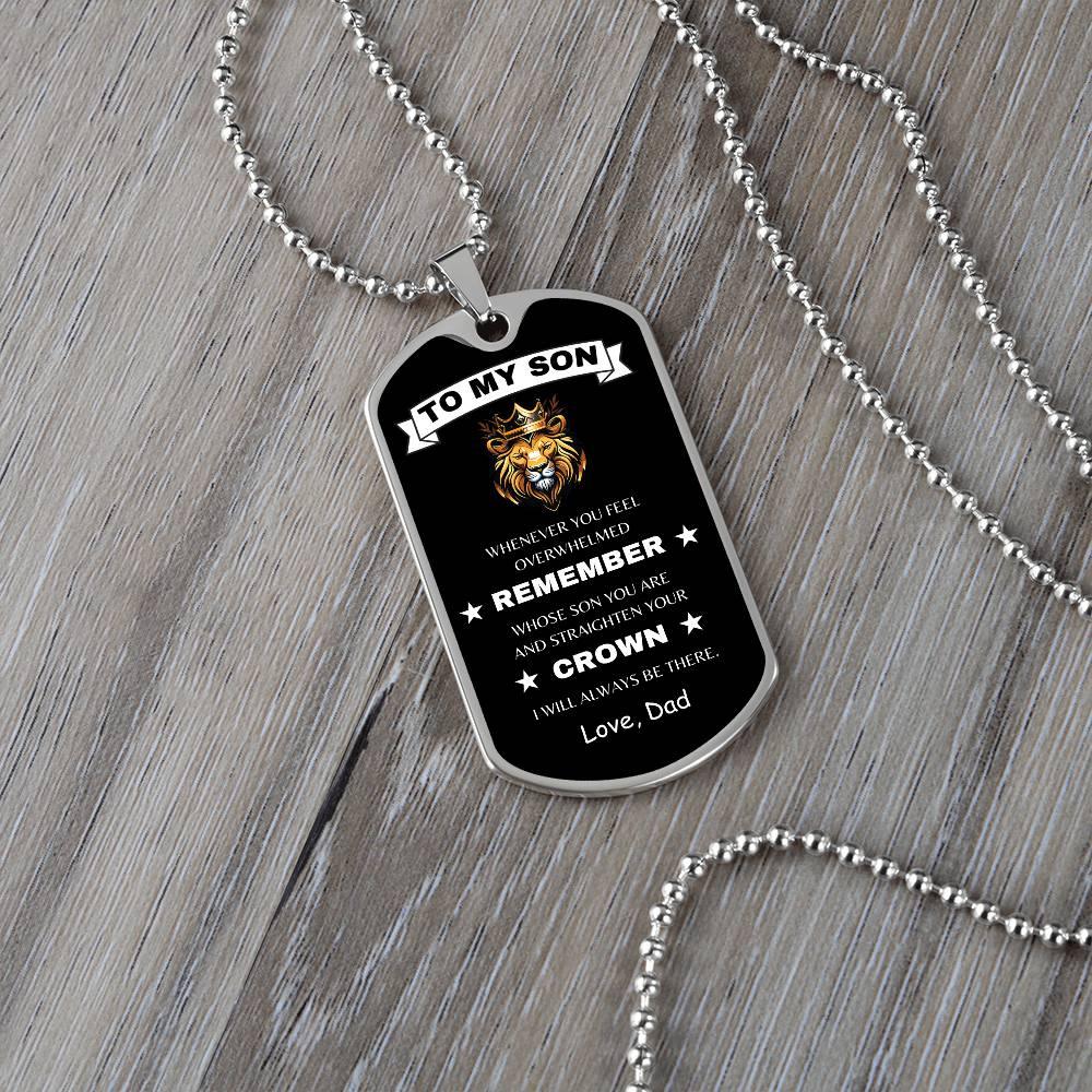 To My Son, When you feel overwhelmed - Kim’s Signature Beauty & Accessories    (Store description)