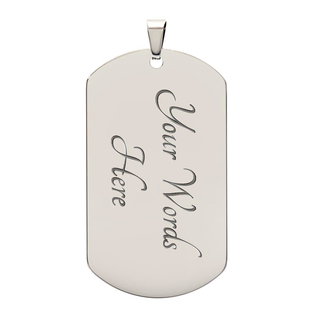 Freedom Fighter | Dog Tag - Kim’s Signature Beauty & Accessories    (Store description)