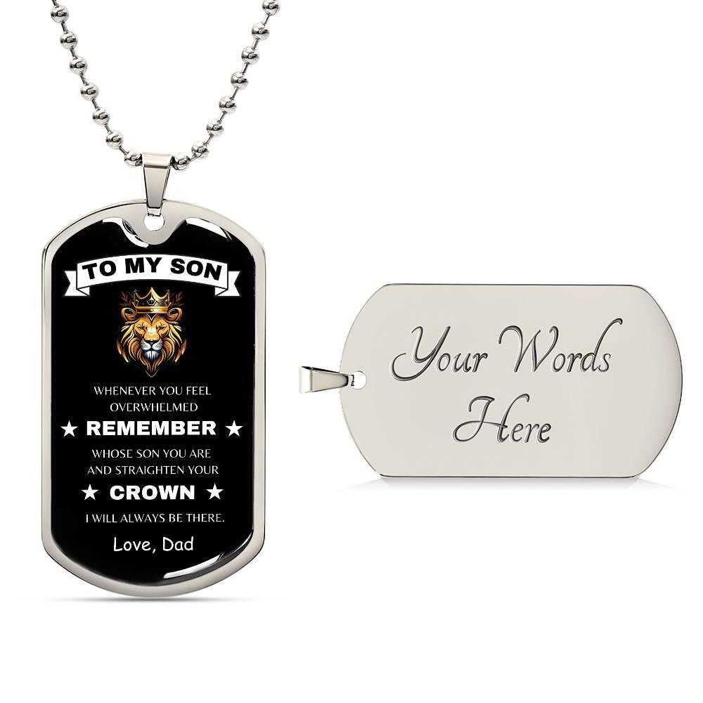 To My Son, When you feel overwhelmed - Kim’s Signature Beauty & Accessories    (Store description)