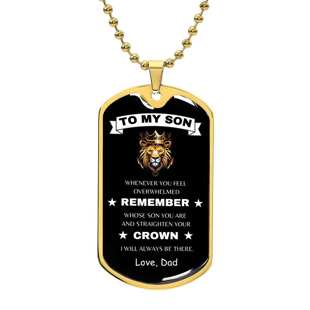 To My Son, When you feel overwhelmed - Kim’s Signature Beauty & Accessories    (Store description)