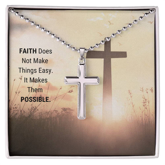 FAITH |  Cross Necklace - Kim’s Signature Beauty & Accessories    (Store description)