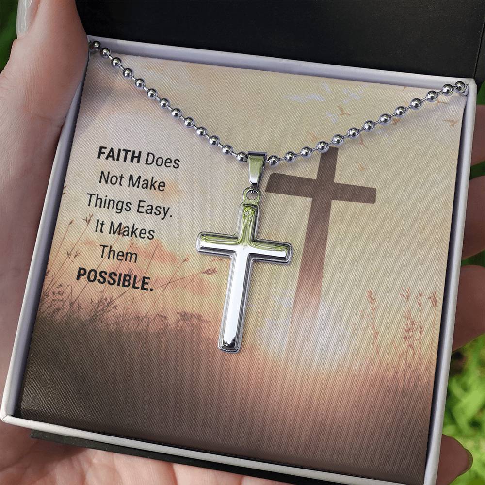 FAITH Cross Necklace - Kim’s Signature Beauty & Accessories    