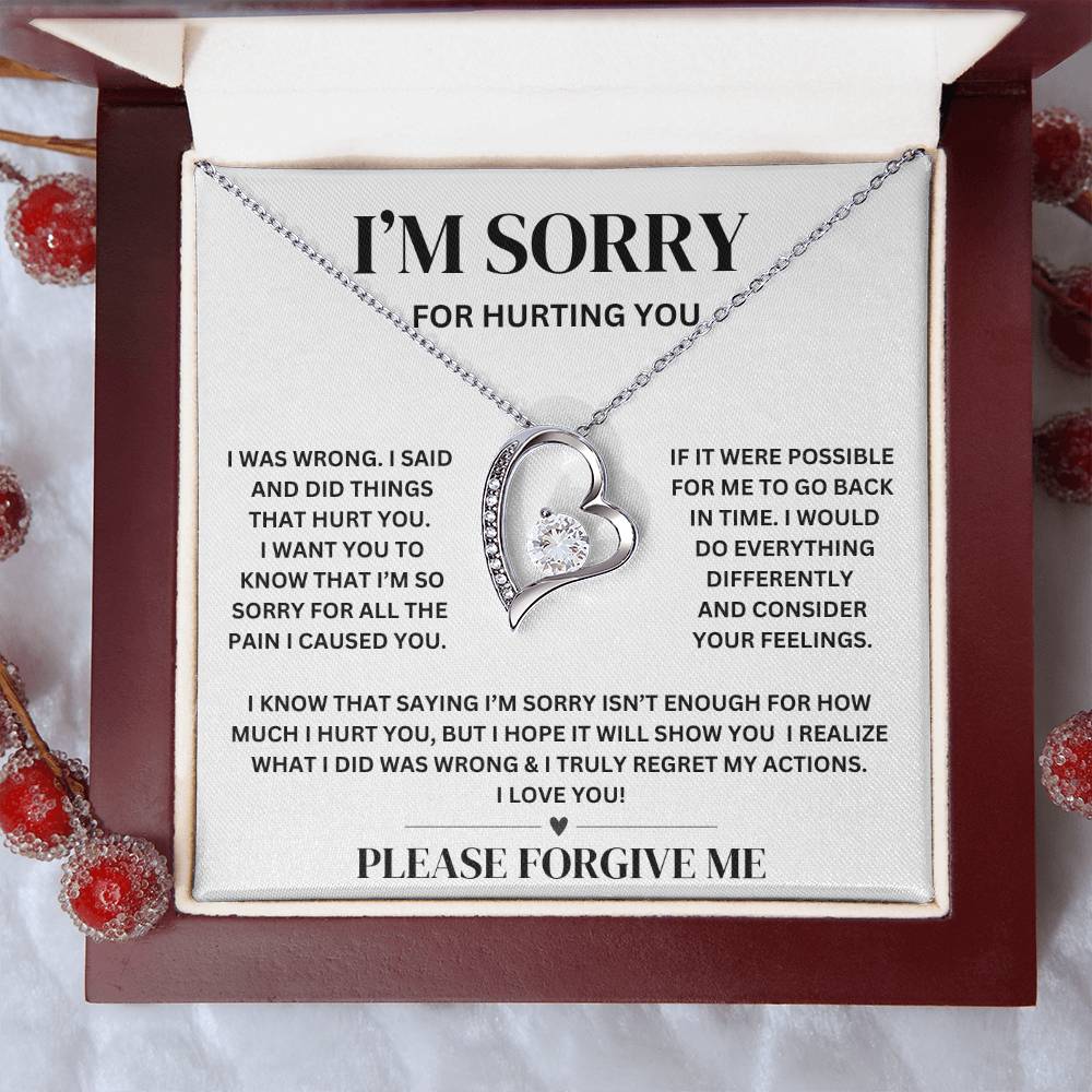 I'm Sorry I Hurt You! Necklace - Kim’s Signature Beauty & Accessories    (Store description)