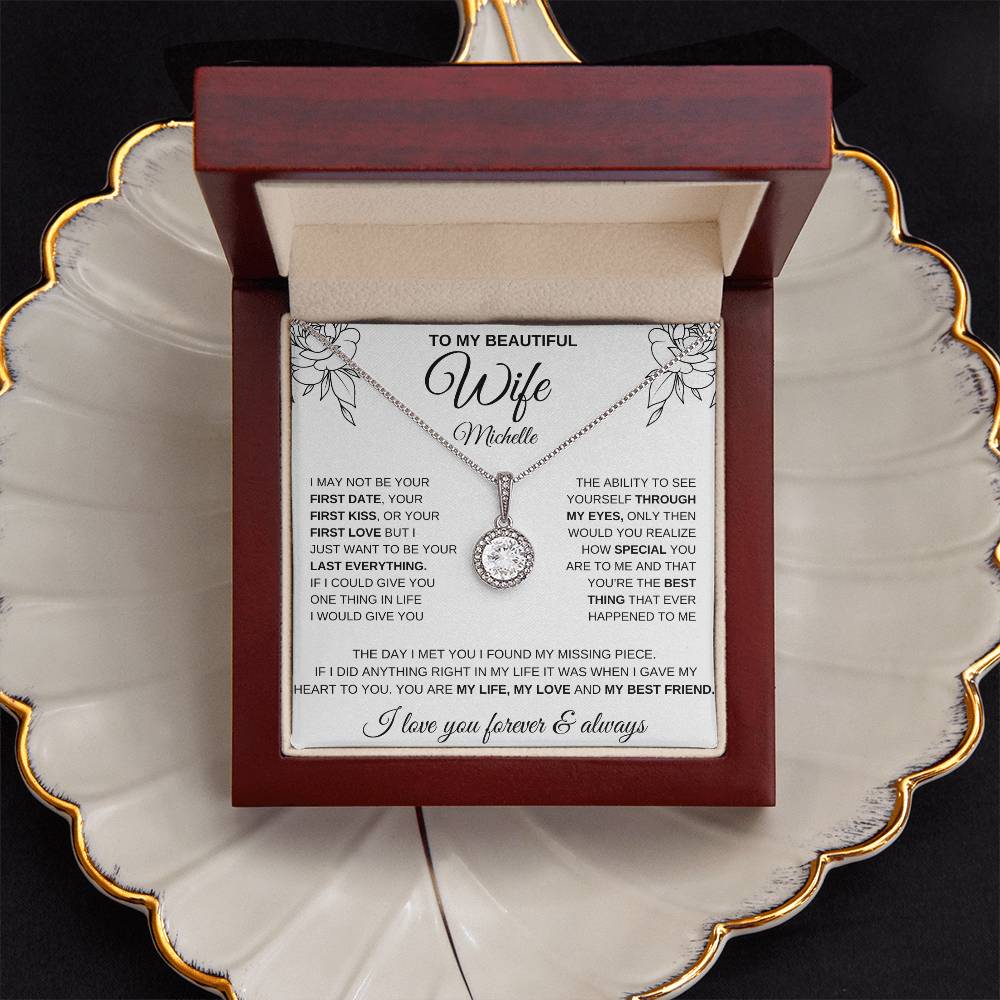 My Beautiful Wife | Eternal Hope Necklace (Personalize) - Kim’s Signature Beauty & Accessories    (Store description)