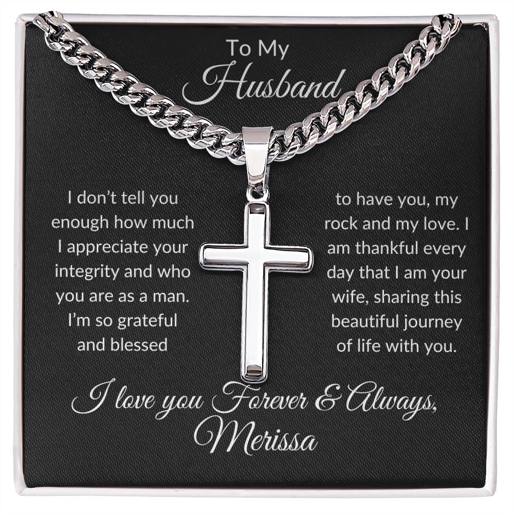 Message for My Husband (Personalized) Necklace - Kim’s Signature Beauty & Accessories    (Store description)
