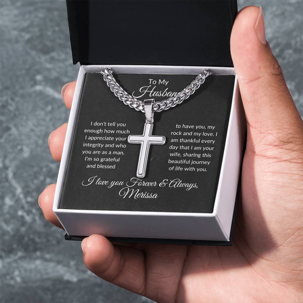 Message for My Husband (Personalized) Necklace - Kim’s Signature Beauty & Accessories    (Store description)