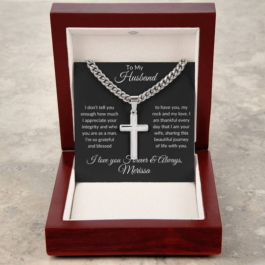 Message for My Husband (Personalized) Necklace - Kim’s Signature Beauty & Accessories    (Store description)