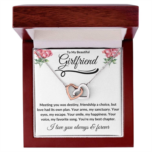 To My Beautiful Girlfriend | Interlocking Hearts - Kim’s Signature Beauty & Accessories    