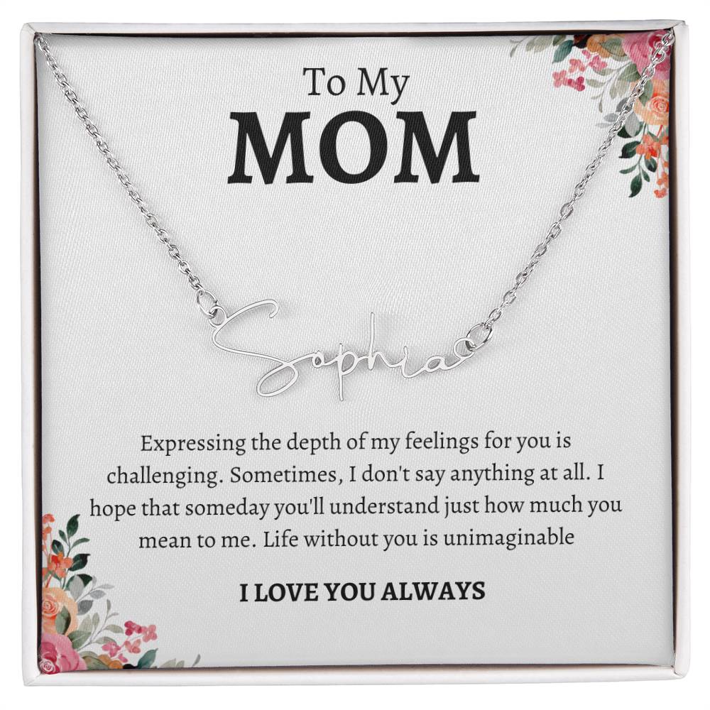 Mom, Mean so much to me - Kim’s Signature Beauty & Accessories    (Store description)