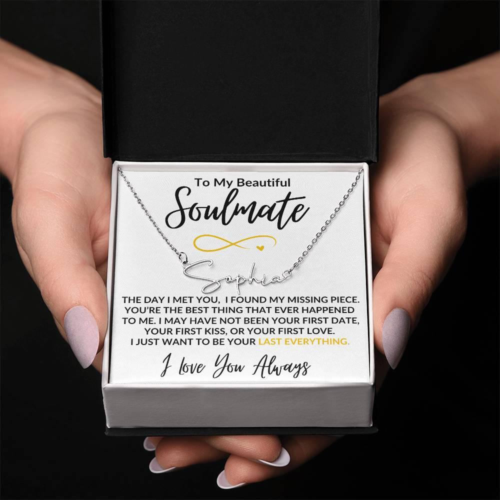 Soulmate Personalized Necklace - Kim’s Signature Beauty & Accessories    (Store description)