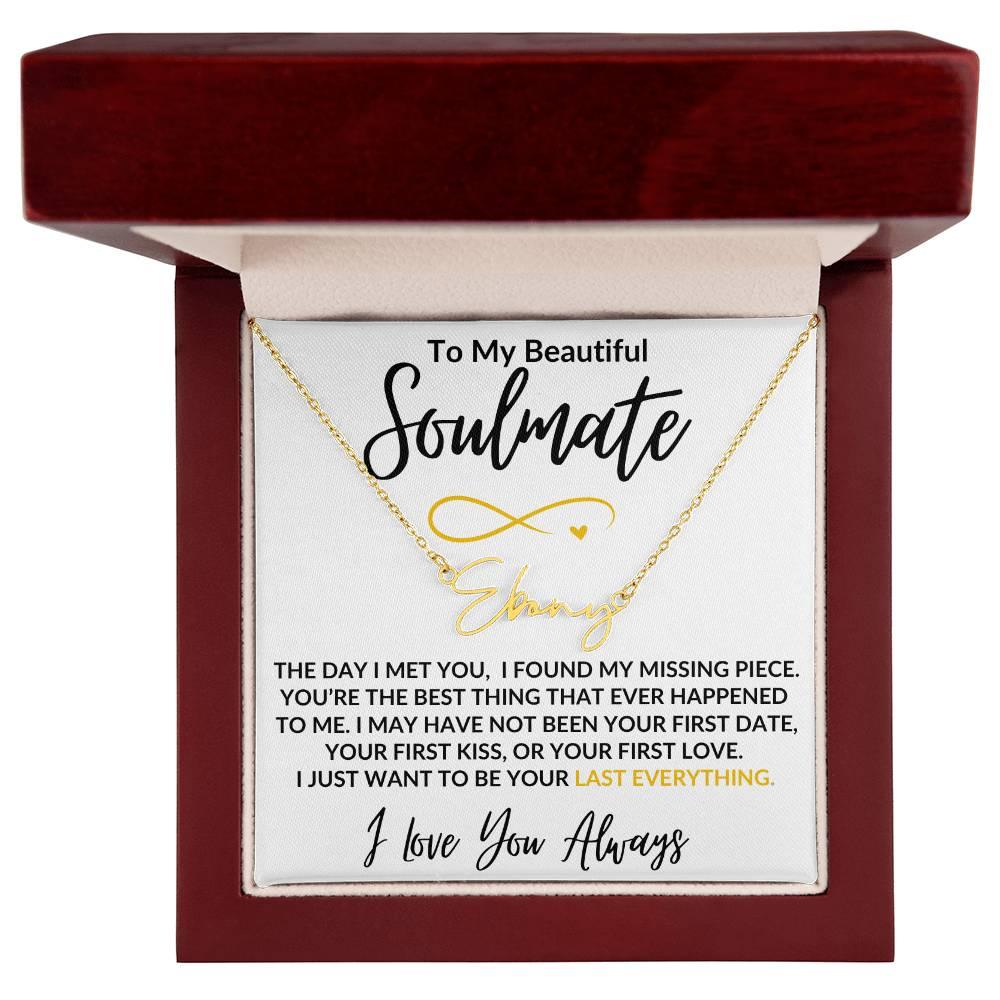 Soulmate Personalized Necklace - Kim’s Signature Beauty & Accessories    (Store description)