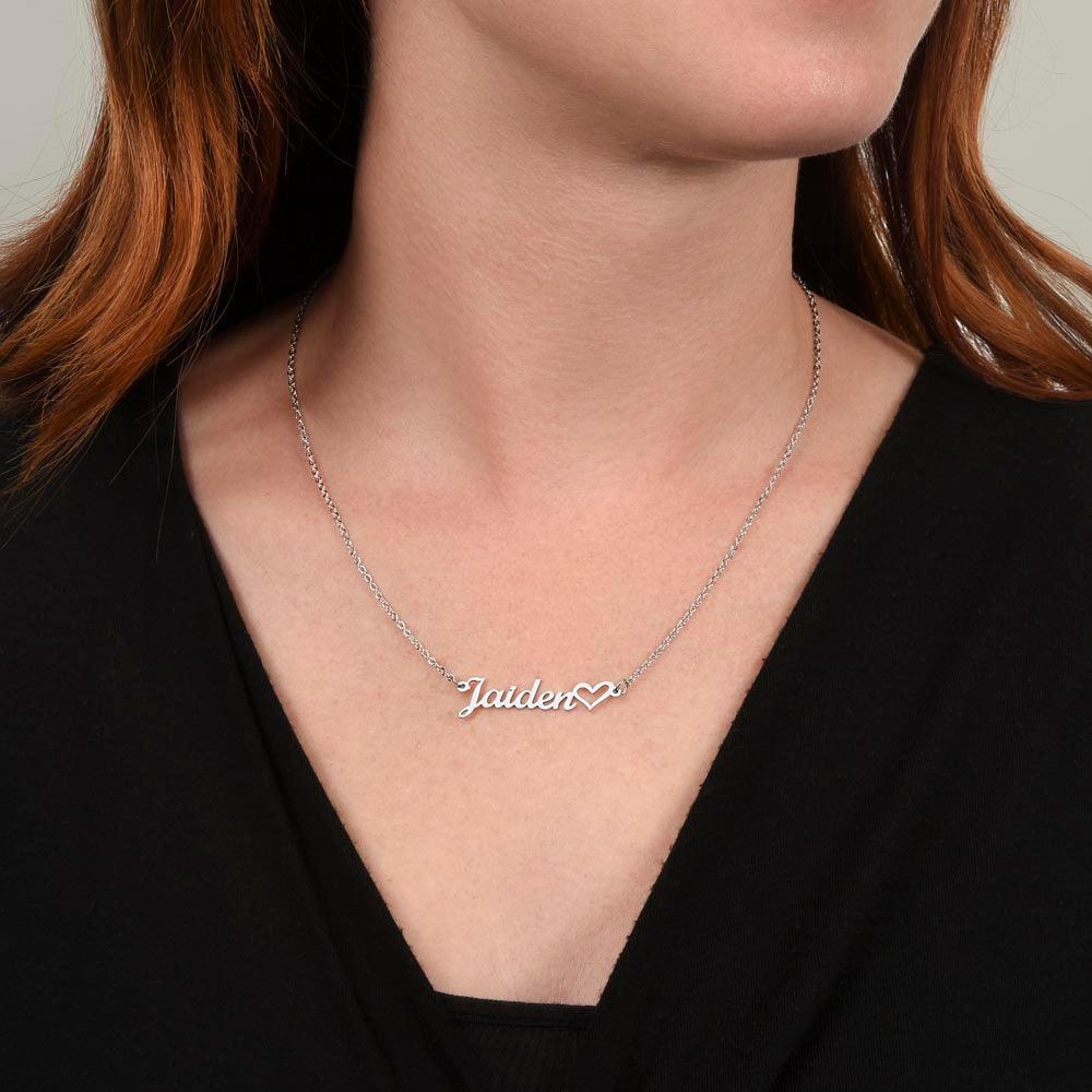 Signature Style: Personalized Name Necklace - Kim’s Signature Beauty & Accessories    (Store description)