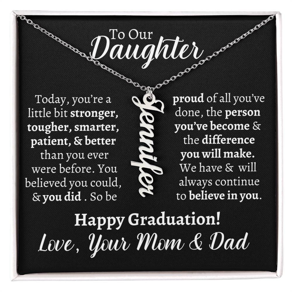 Daughter Graduation Personalized Necklace - Kim’s Signature Beauty & Accessories    (Store description)