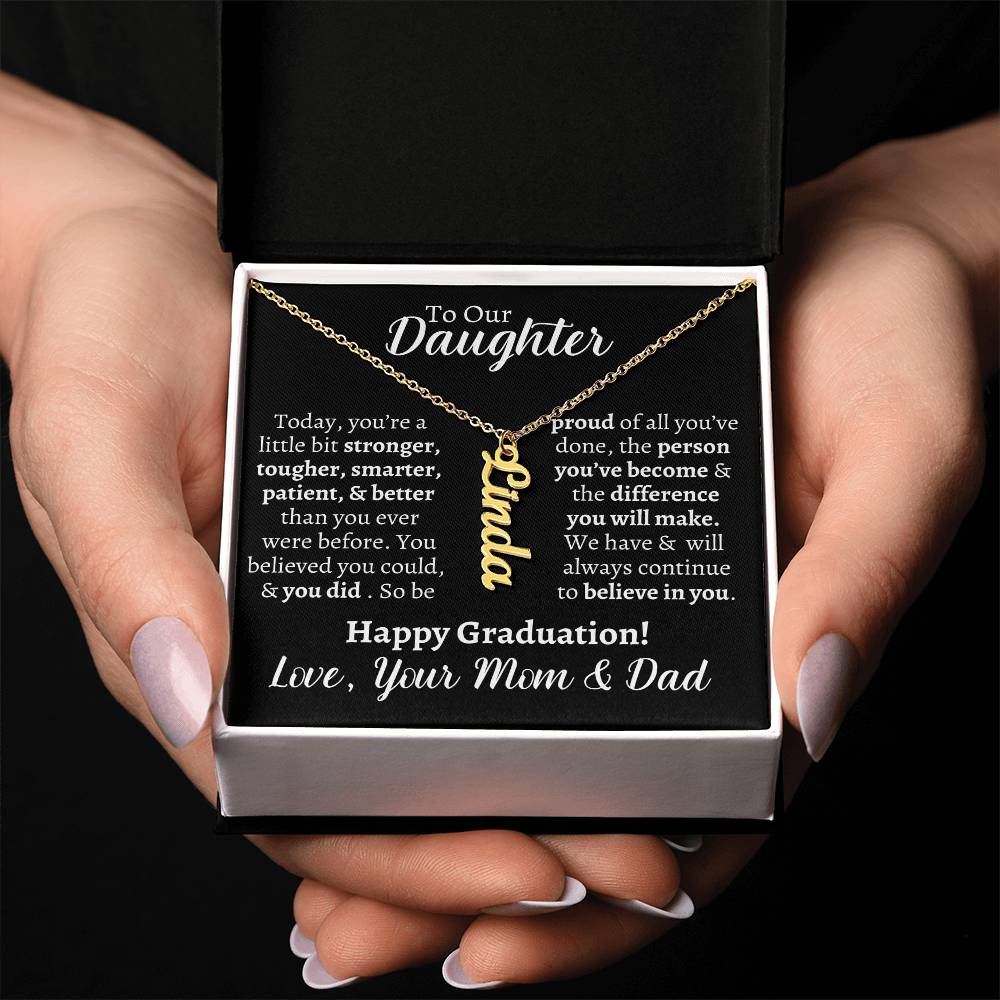 Daughter Graduation Personalized Necklace - Kim’s Signature Beauty & Accessories    (Store description)