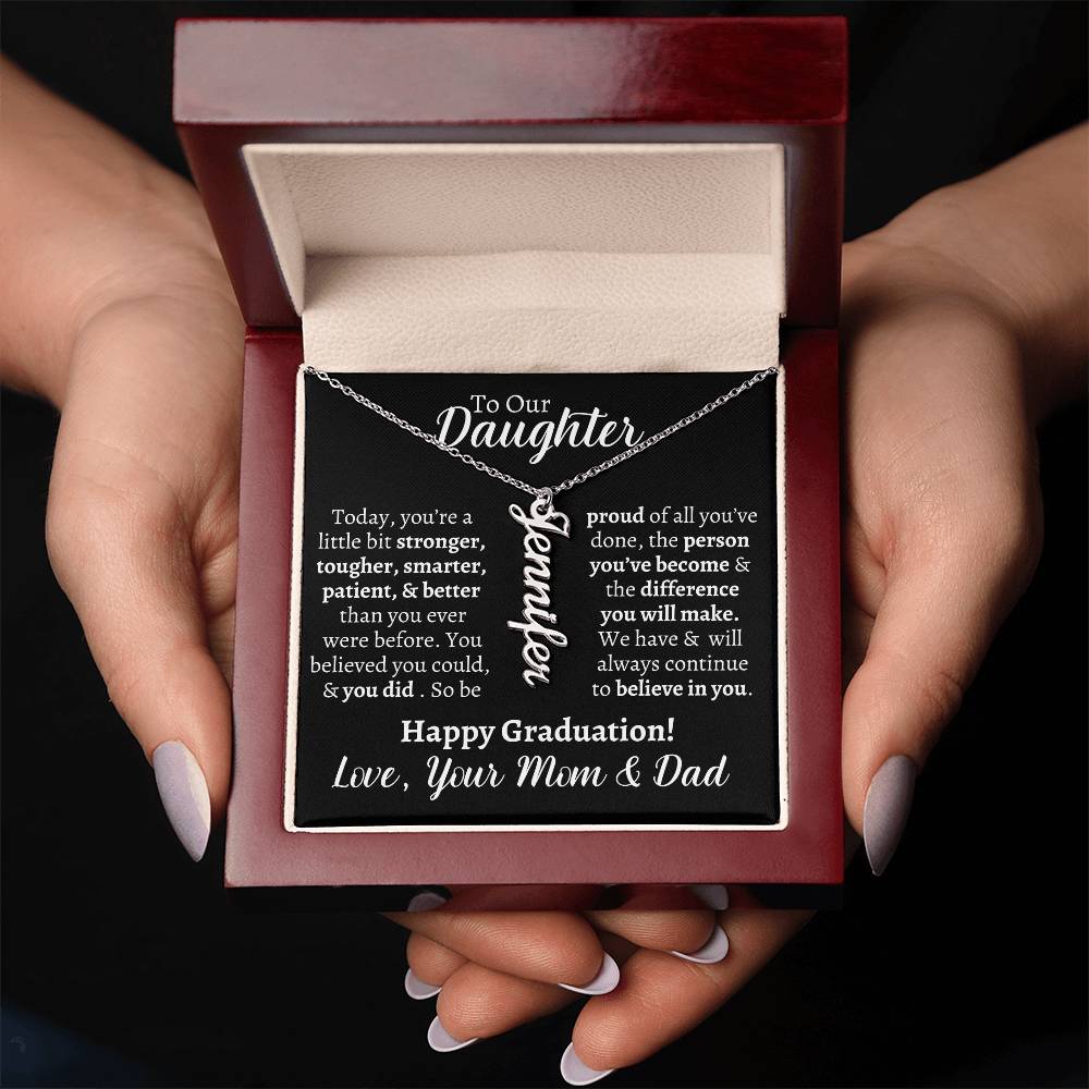 Daughter Graduation Personalized Necklace - Kim’s Signature Beauty & Accessories    (Store description)