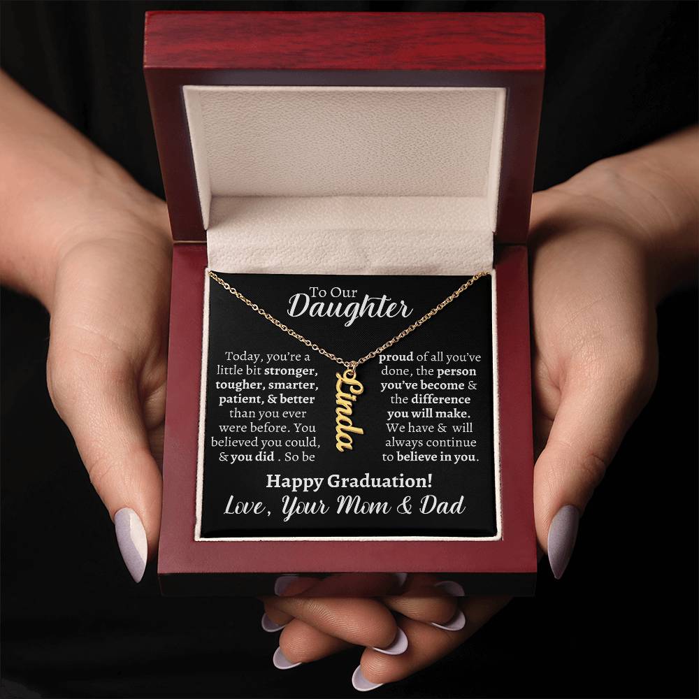 Daughter Graduation Personalized Necklace - Kim’s Signature Beauty & Accessories    (Store description)