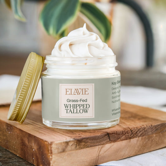 Whipped Grass-Fed Tallow Balm with Vanilla Bean - Kim’s Signature Beauty & Accessories    (Store description)