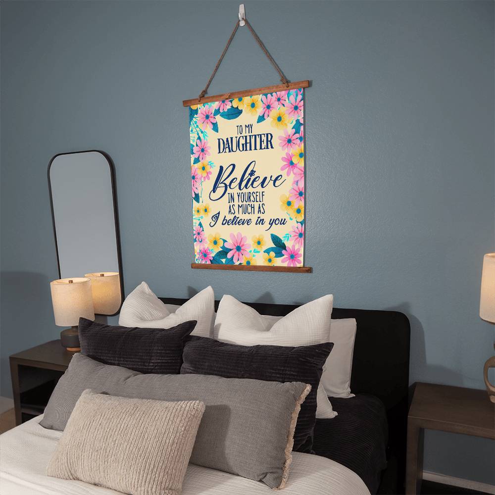 My Daughter, Believe Wall Tapestry - Kim’s Signature Beauty & Accessories    (Store description)