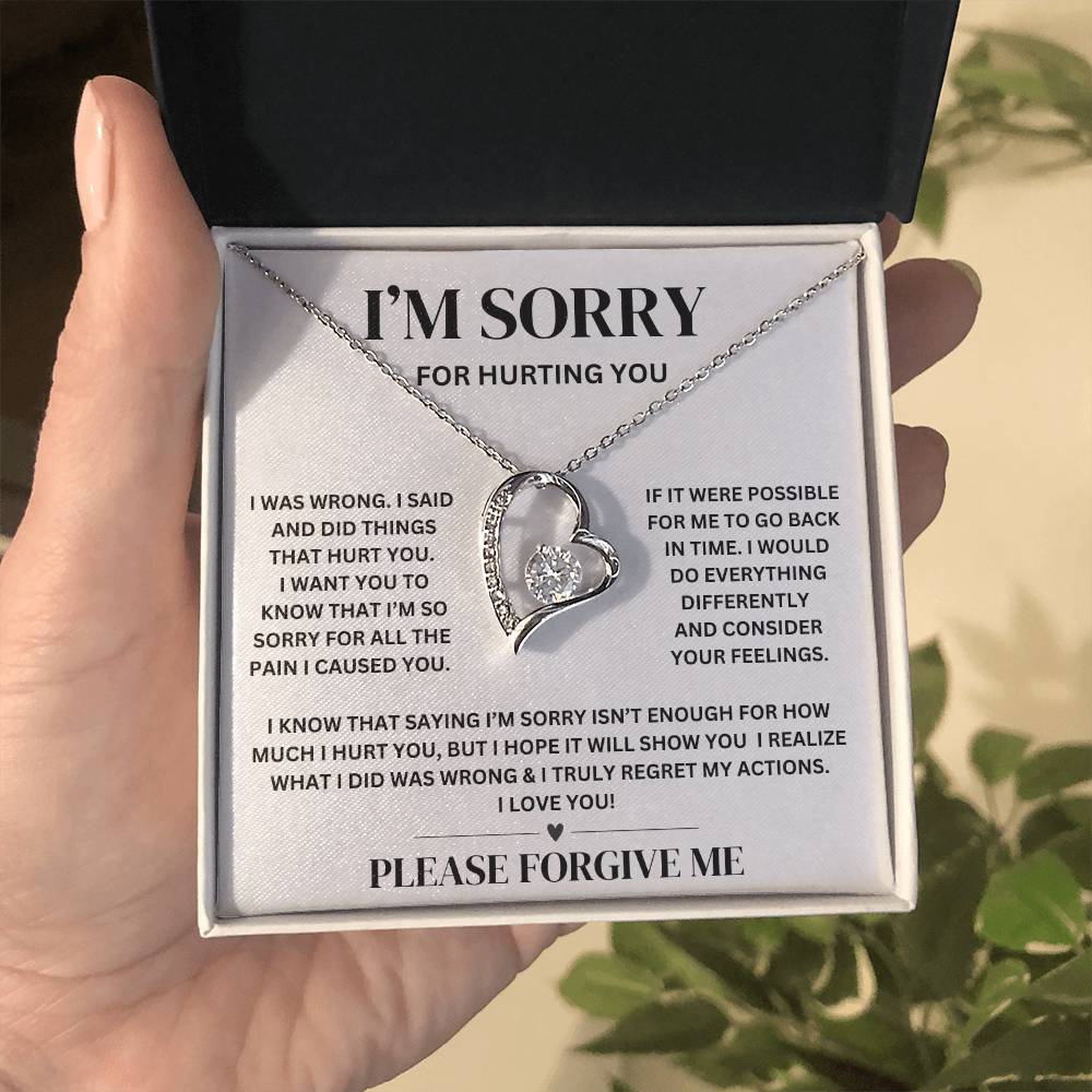 I'm Sorry I Hurt You! Necklace - Kim’s Signature Beauty & Accessories    (Store description)