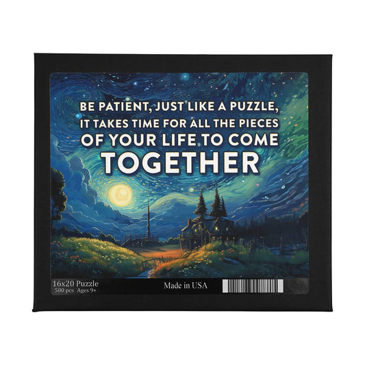 Be Patient Large Puzzle - Kim’s Signature Beauty & Accessories    (Store description)