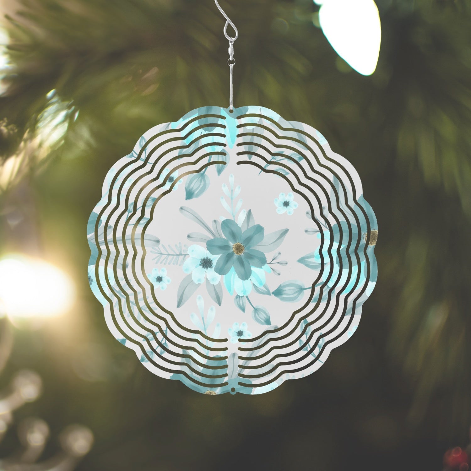 Blue Beauty Wind Spinner - Kim’s Signature Beauty & Accessories    (Store description)