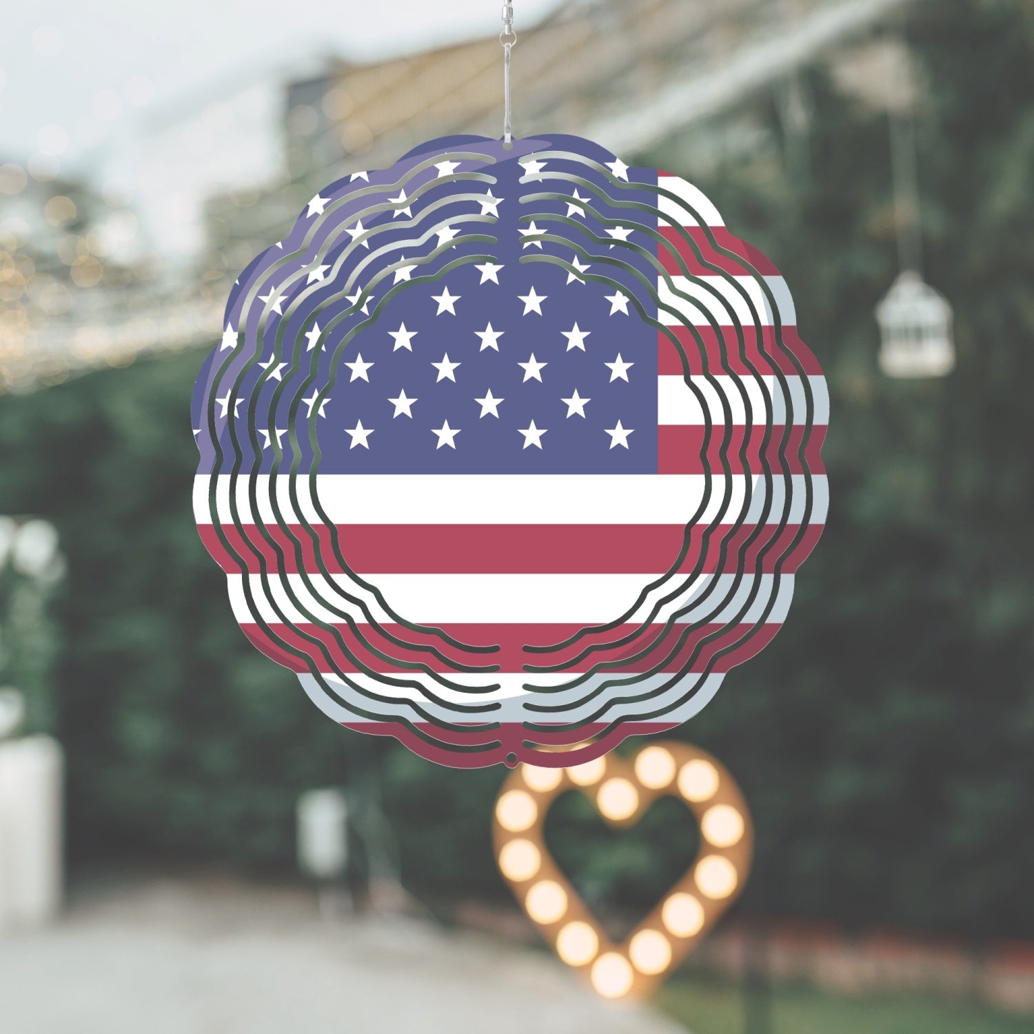 American Pride Wind Spinner - Kim’s Signature Beauty & Accessories    (Store description)