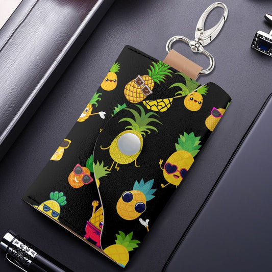 Dancing Pineapples Key Holder Case - Kim’s Signature Beauty & Accessories    