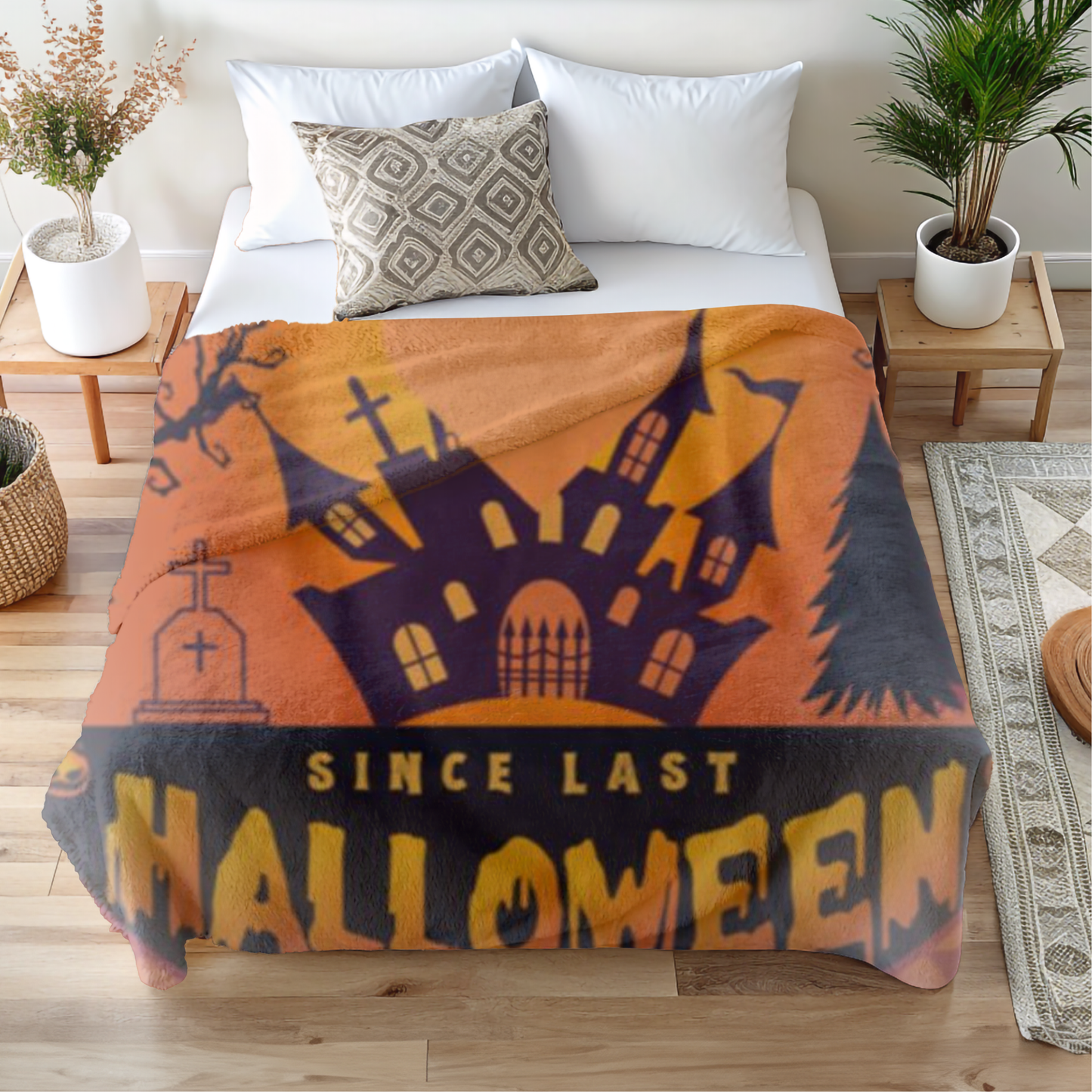 Happy Halloween Fleece Blanket (60X80) - Kim’s Signature Beauty & Accessories    