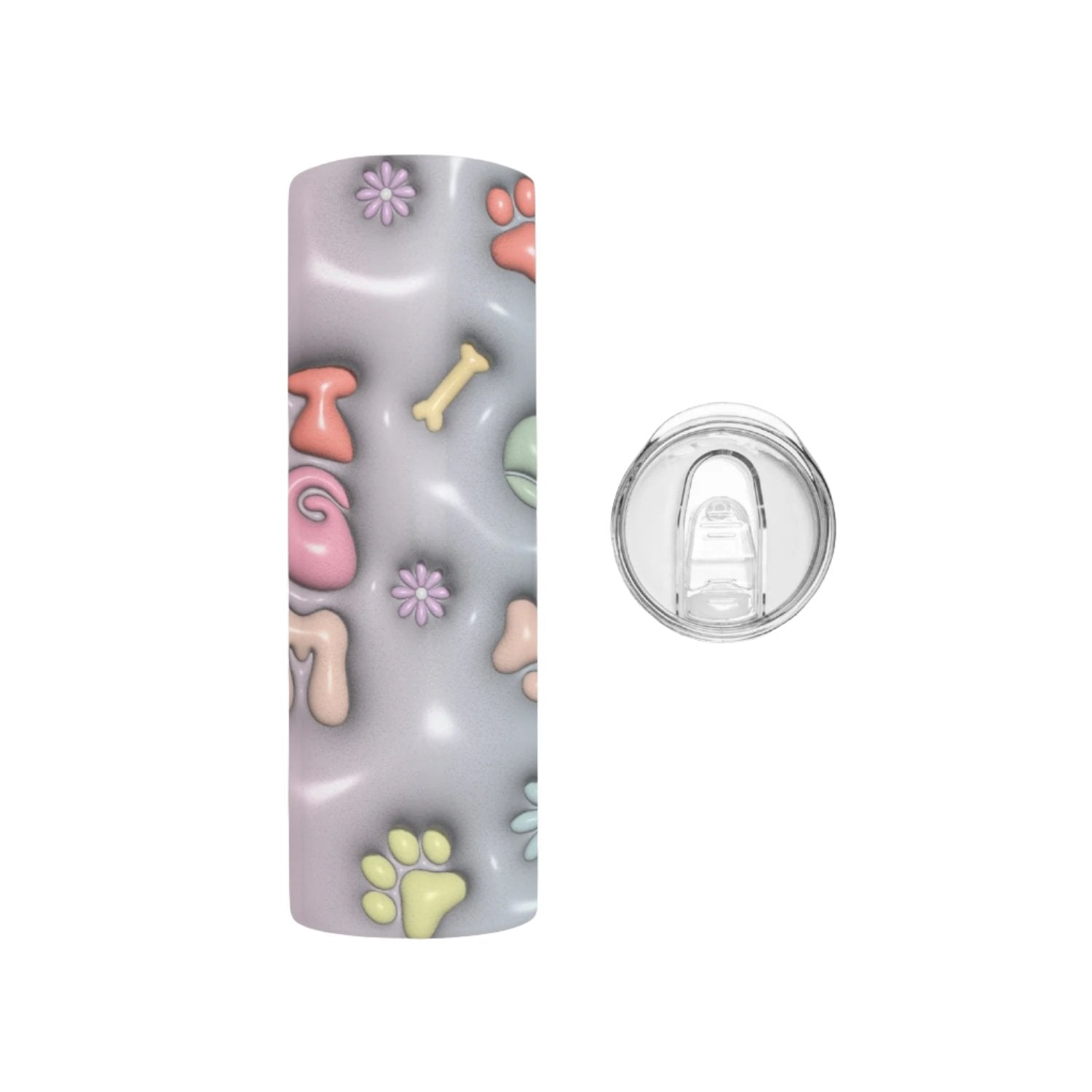 Best Dog Mom 3D Straight Skinny Tumbler - Kim’s Signature Beauty & Accessories    (Store description)