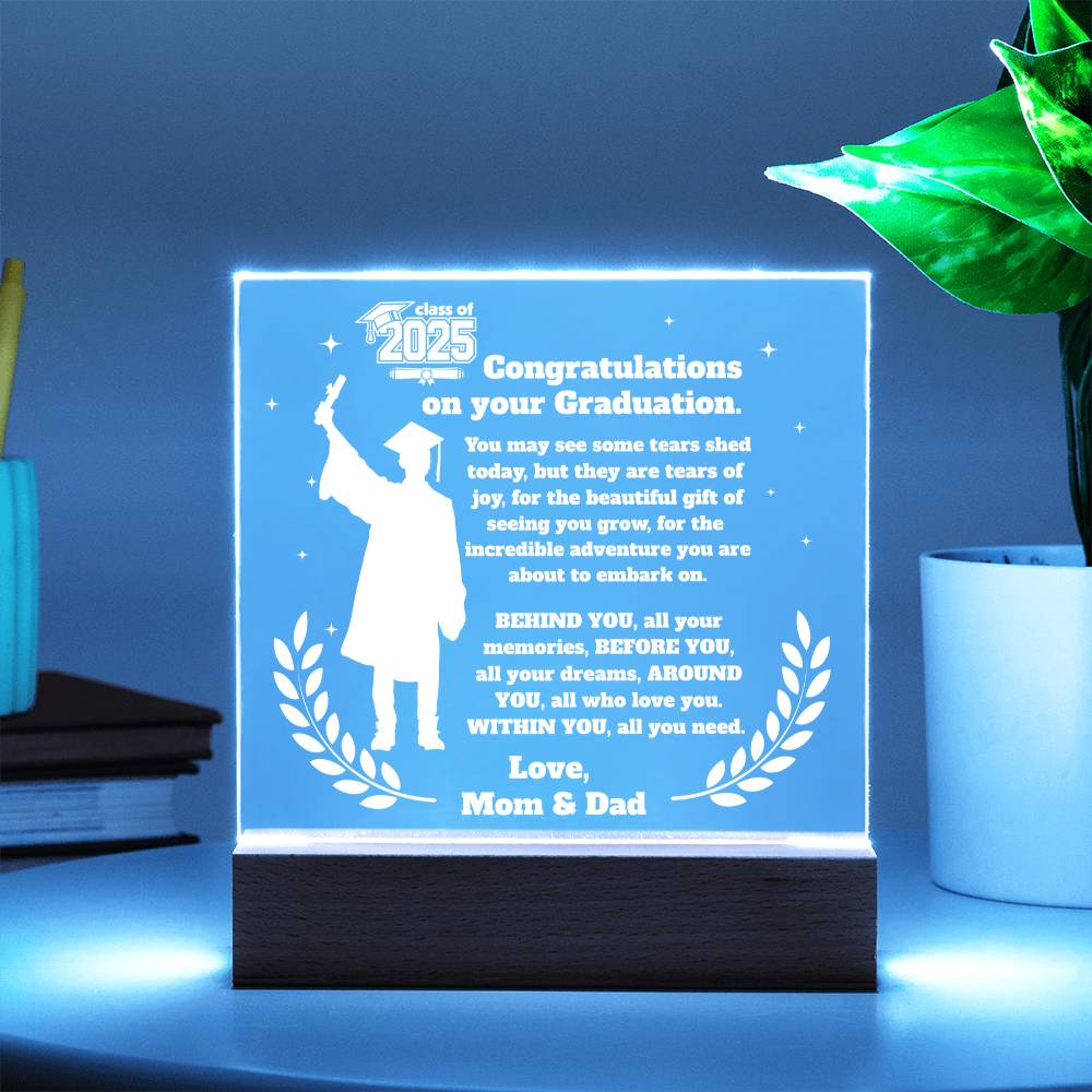 Class of 2025 Keepsake – LED Plaque for Son - Kim’s Signature Beauty & Accessories    (Store description)