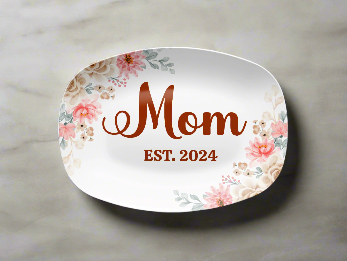 Mom & Grandmother's Platter (Choose Name) - Kim’s Signature Beauty & Accessories    (Store description)