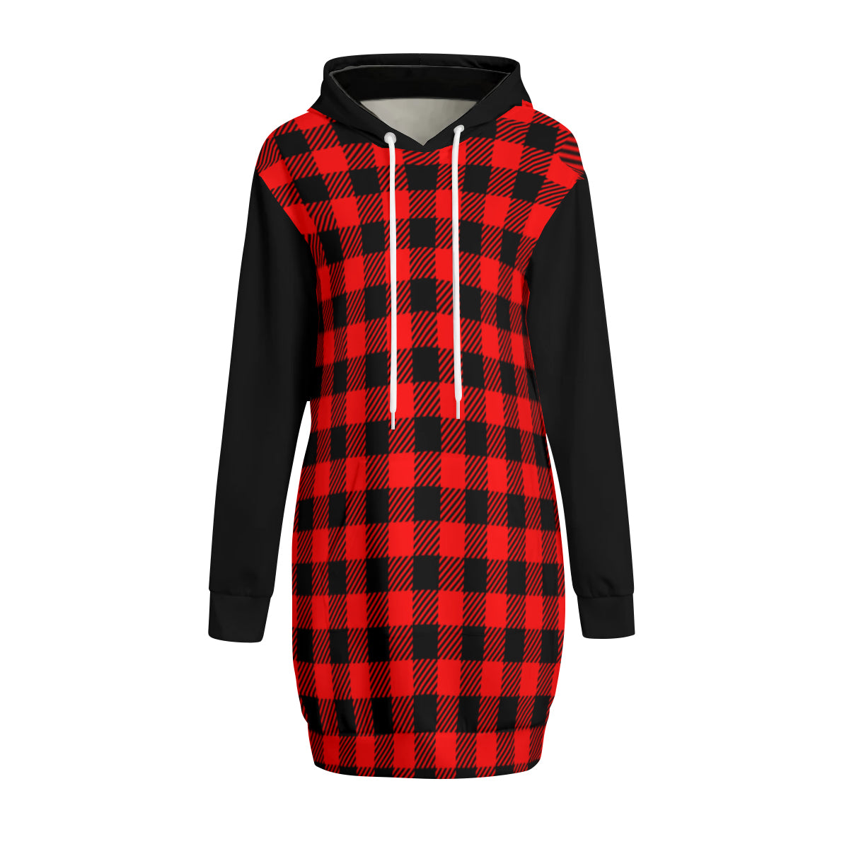 Black & Red Sweatshirt Dress - Kim’s Signature Beauty & Accessories    (Store description)