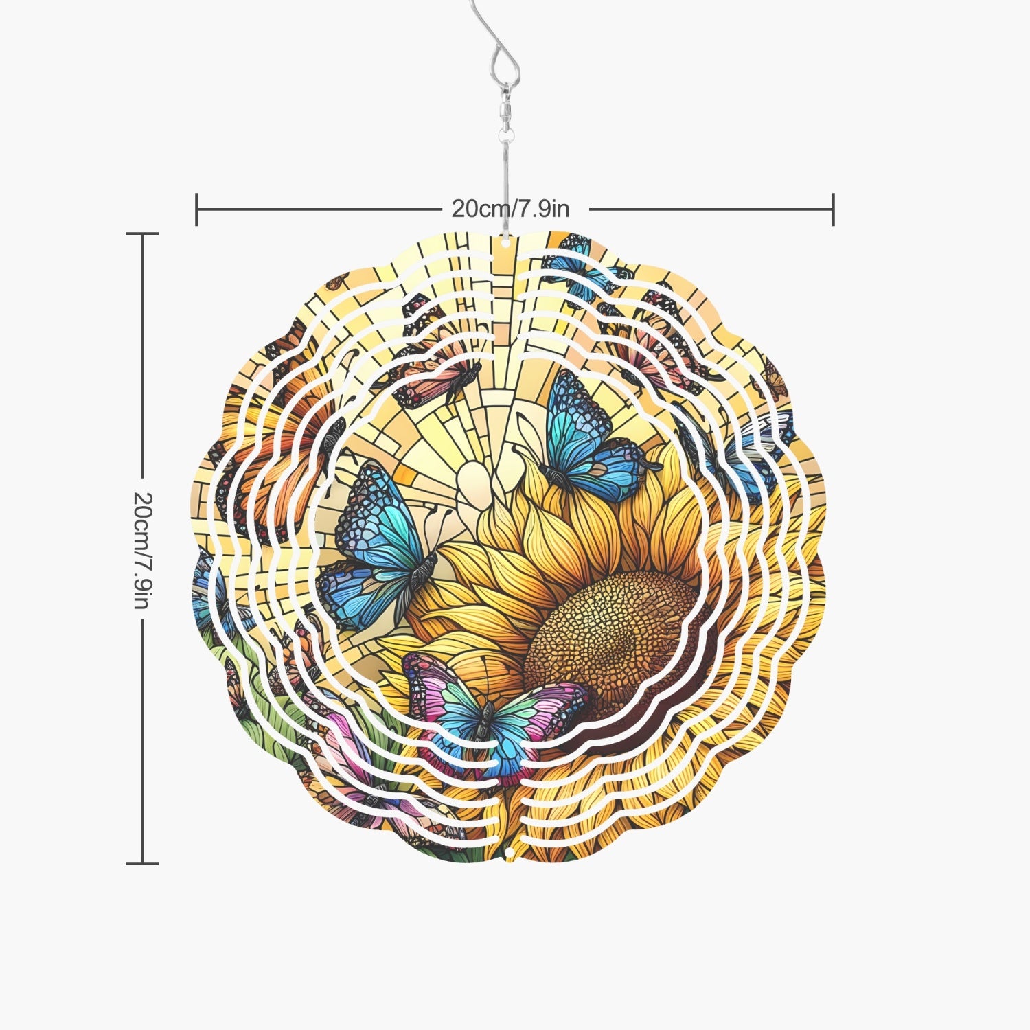 Butterfly Garden Wind Spinner - Kim’s Signature Beauty & Accessories    (Store description)