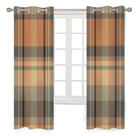 Moody Plaid Curtains - Kim’s Signature Beauty & Accessories    